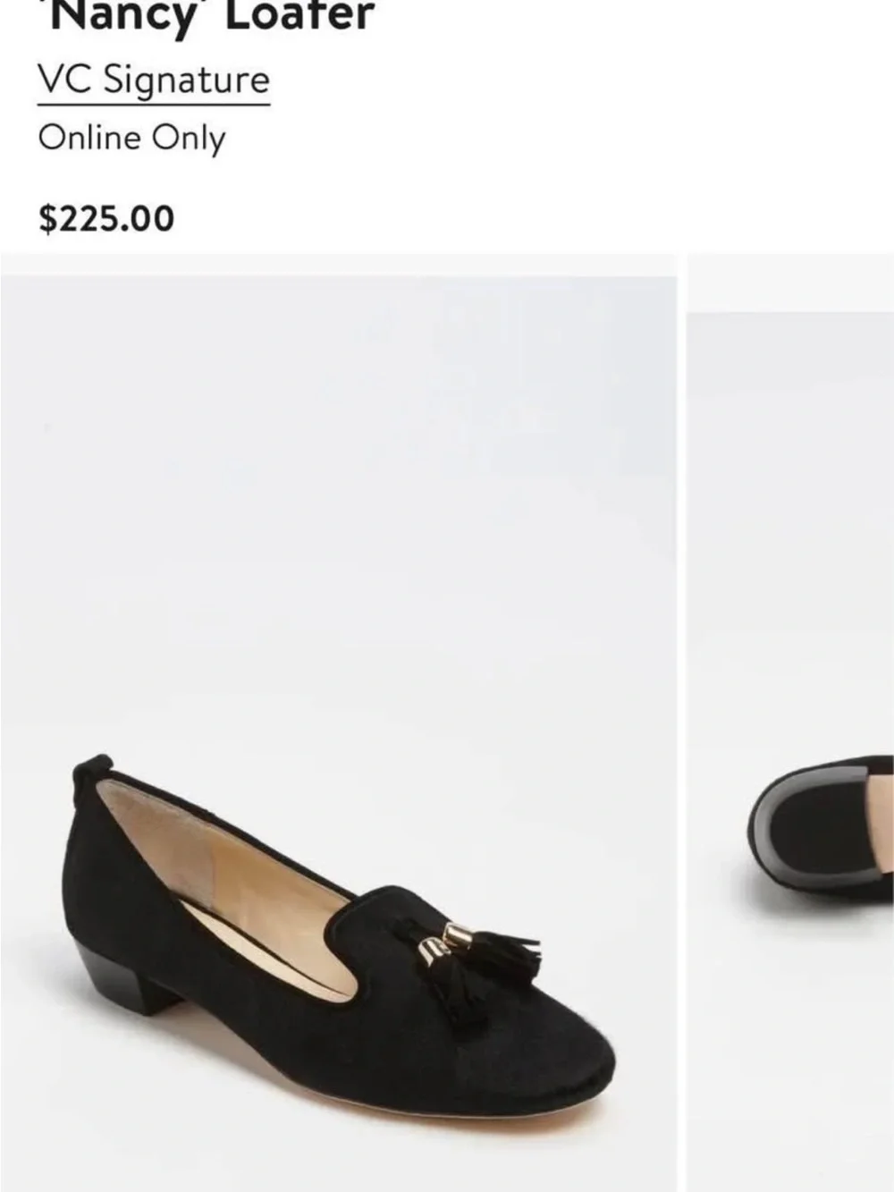 Signature Black Tassel Loafers for Women — Gold Accents